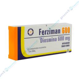 Ferziman Diosmina 600 mg - Caja de 20 Comprimidos Recubiertos