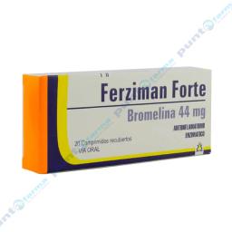 Ferziman Forte Bromelina 44 mg - Caja de 20 comprimidos recubiertos