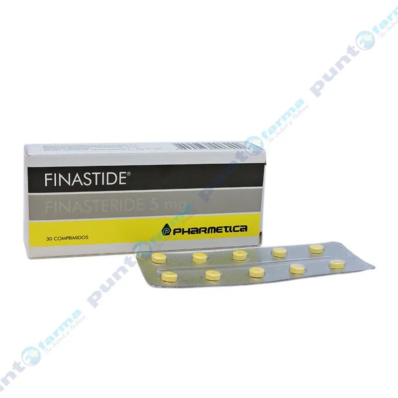 Finastide - Finasteride 5 mg - Caja con 30 comprimidos