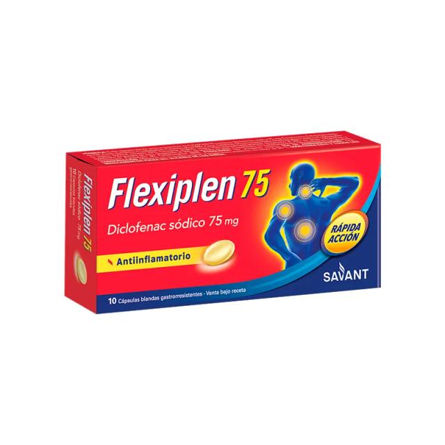 Image miniatura de Flexiplen-75-Diclofenac-Sodico-75-mg-Cont-10-capsulas-blandas-gastrorresistentes-50950.webp