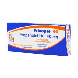 Frixopel 40 Propanol HCI 40 mg - Cont. 20 comprimidos ranurados