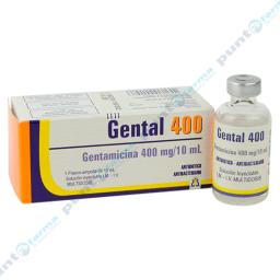 Gental 400 Gentamicina 400 mg/mL - Solución Inyectable de 10mL