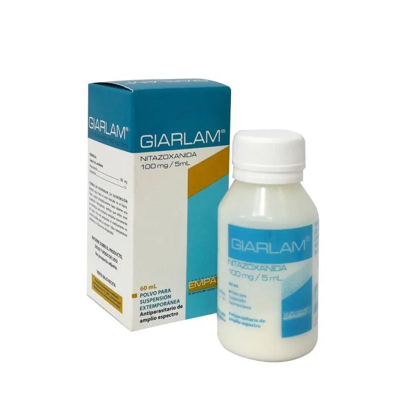 Giarlam Polvo para Suspensión Extemporanea Nitazoxanida 100 mg - 60 mL