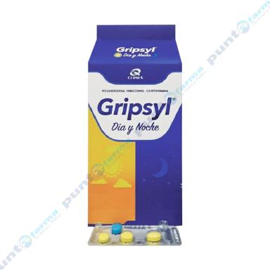 Gripsyl Dia y Noche Exhibidor - Caja de 25 blister