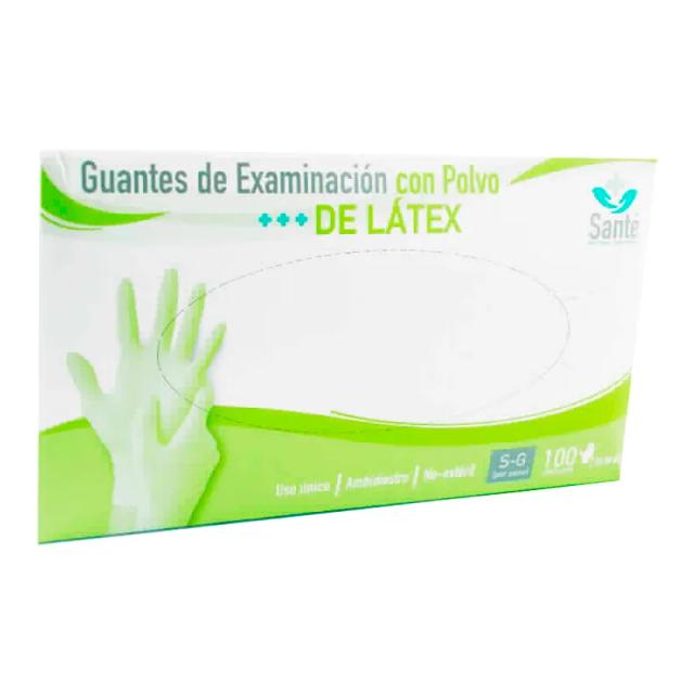Image miniatura de Guantes-de-Examinacion-Sante-Latex-Con-polvo-Talle-M-Cont-de-100-Unidades-46953.webp