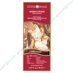 Henna Crema Castaño Oscuro Surya - 70 mL