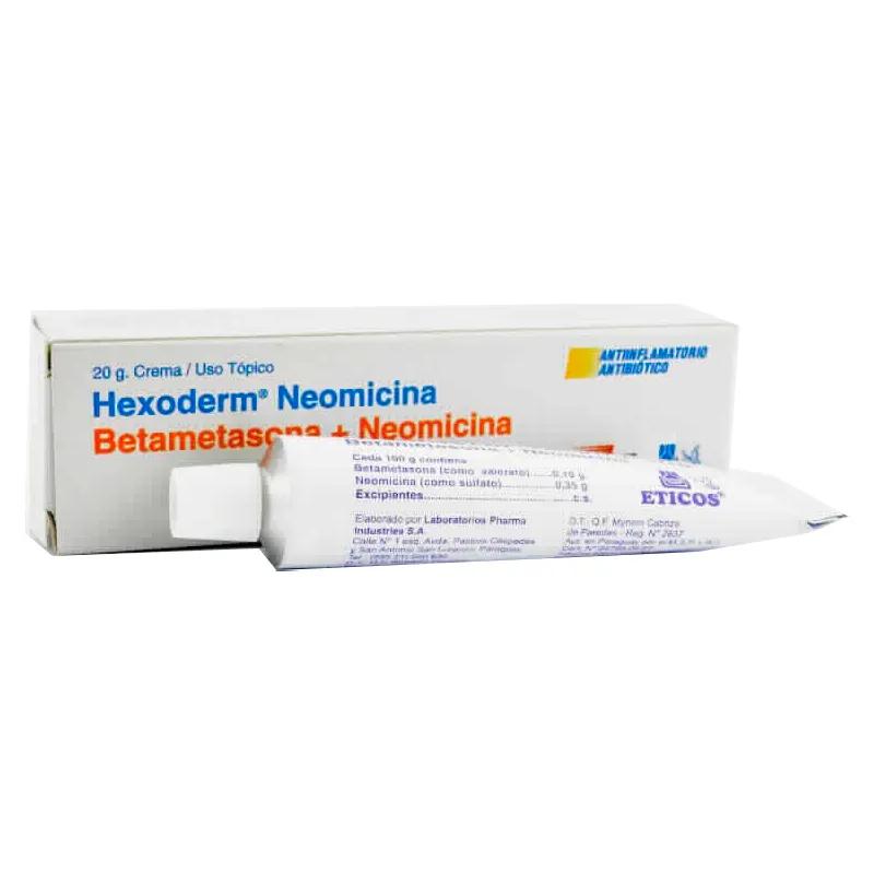 Hexoderm neomicina - Crema pomo  de 20gr