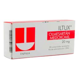 Iltux Olmersatán Medoxomil 20 mg - Caja de 28 comprimidos recubiertos