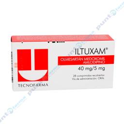 Iltuxam Olmesartan + Amlodipino 40/5 mg - Cont. 28 comprimidos recubiertos