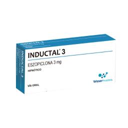Inductal 3 - Eszopiclona 3 mg - Cont. 30 comprimidos recubiertos