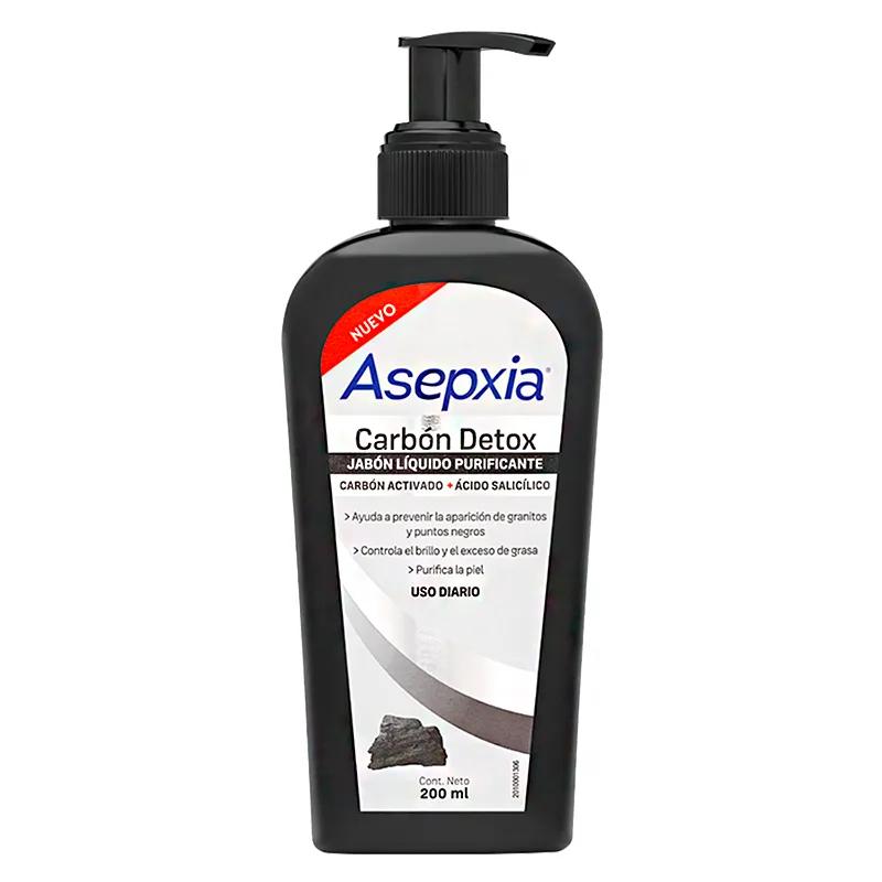 Jabón Liquido Carbón Asepxia - 200 mL