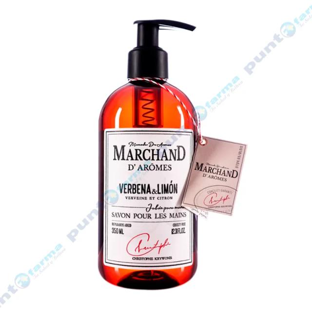 Image miniatura de Jabon-Liquido-Verbena-y-Limon-Marchand-d-Arome-350-mL-39205.webp