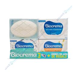 Kit de Jabones Biocrema - Cont. 3 Jabones + Jabonera
