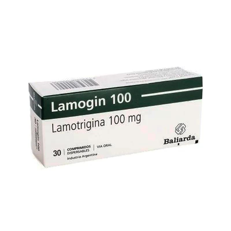 Lamogin 100 Lamotrigina 100 mg - Cont. 30 Comprimidos Dispersables.