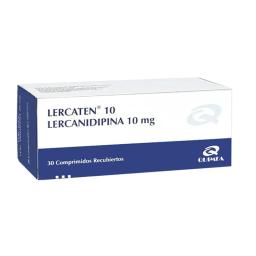 Lercaten Lercanidipina 10 mg - Caja con 30 comprimidos recubiertos