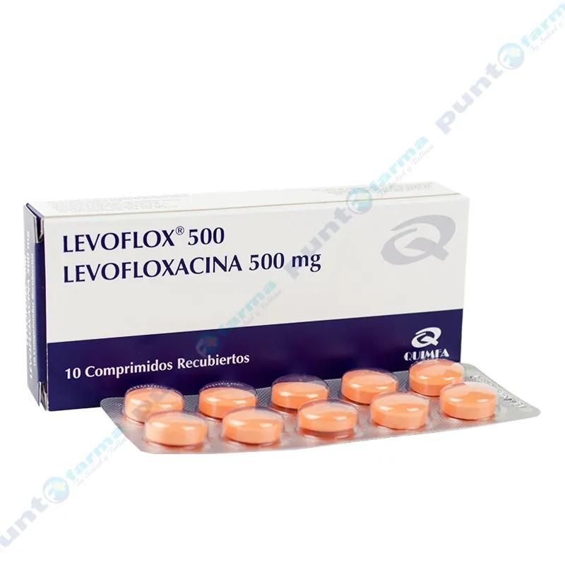 Levoflox 500 Levofloxacina 500 mg - Cont. 10 Comprimidos Recubiertos.