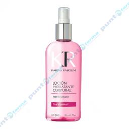 Loción Hidratante Corporal Rosa con Vitamina E Karina Rabolini - Cont.200 mL