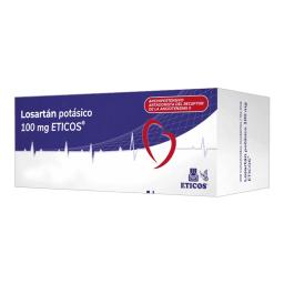 Losartán Potásico 100 mg - Cont. 100 comprimidos recubiertos