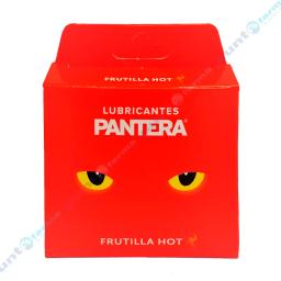 Lubricante Frutilla Hot Pantera - Cont 5 sachets