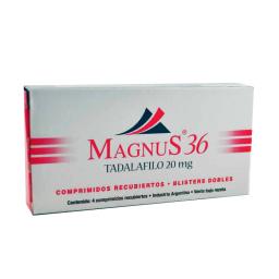 Magnus 36 Tadalafilo 20 mg - Caja con 4 comprimidos recubiertos