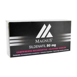 Magnus Sildenafil 50 mg - Caja de 10 comprimidos recubiertos