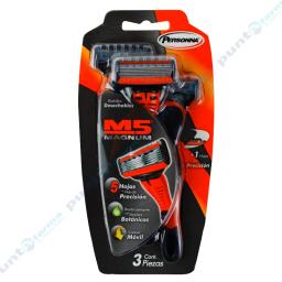 Máquina de Afeitar M5 Magnum Personna - Cont. 3 piezas