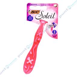 Maquina de Afeitar Rosa Bic Soleil - Cont. 1 unidad