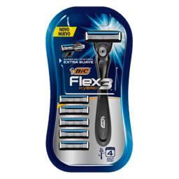 Maquina de afeitar Bic Flex 3 Hybrid - 5 Unidades