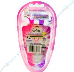 Maquina para Afeitar Soleil 3 hojas BIC - Cont. 2 unidades