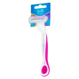 Máquina para Afeitar Venus Simply 3 Gillette - Cont.1 unidad