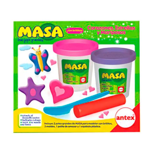 Image miniatura de Masa-para-Modelar-de-Corazones-Antex-Cont-2-Potes-43992.webp