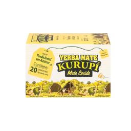 Mate Cocido sin Azùcar Yerba Mate Kurupí - Caja de 20 saquitos