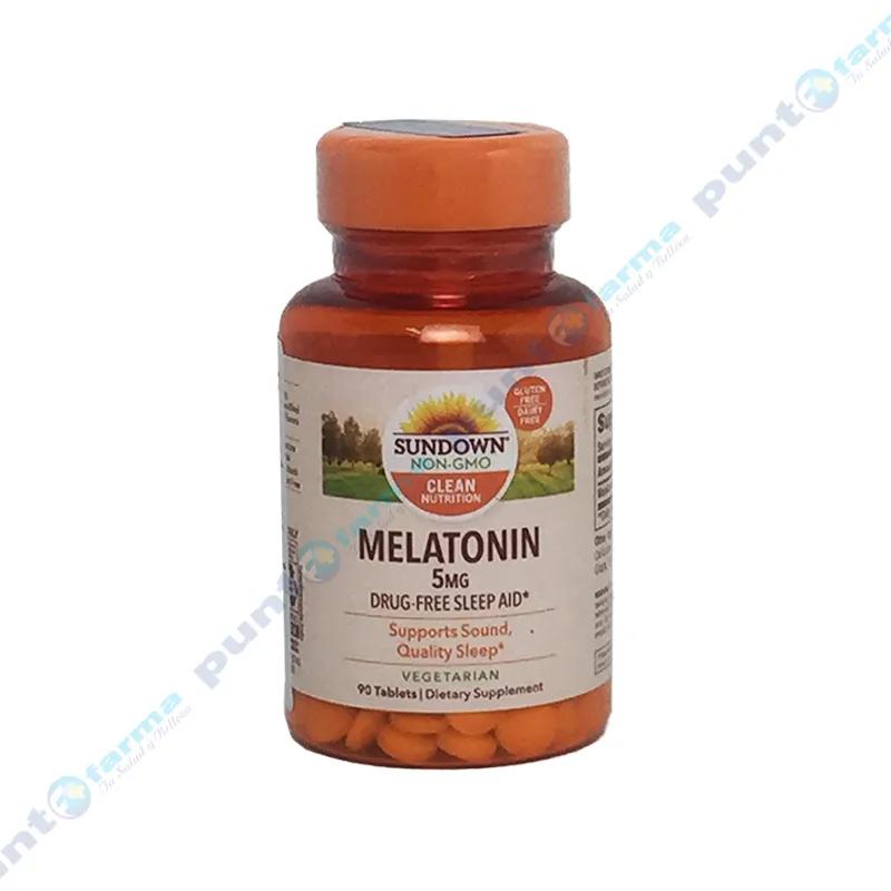 Melatonin 5 mg Sundown Naturals - Cont. 90 cápsulas