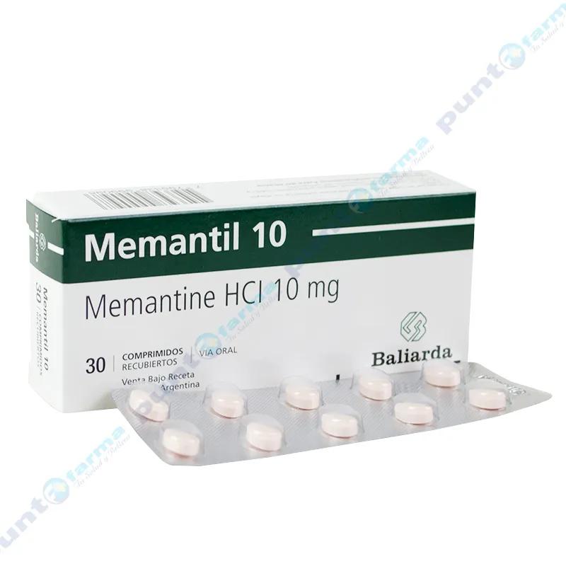 Memantil 10 Memantine HCI 10 mg - Cont. 30 Comprimidos.