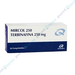 Mircol 250 terbinafina 250mg - Caja de 30 comprimidos