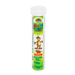 Multivitaminas Kids Sunlife - Cont. 20 tabletas efervescentes sabor frambuesa