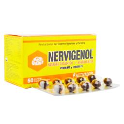 NERVIGENOL Vitaminas y minerales - Caja de 50 cápsulas blandas