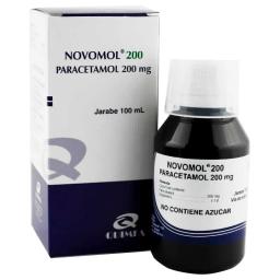NOVOMOL 200 Paracetamol 200 mg - Contenido de 100 ml Jarabe