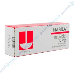 Nabila Nebivolol 10 mg - Caja de 28 comprimidos
