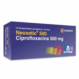 Neoxetic Ciprofloxacina 500 mg - Caja 14 Comprimidos Recubiertos
