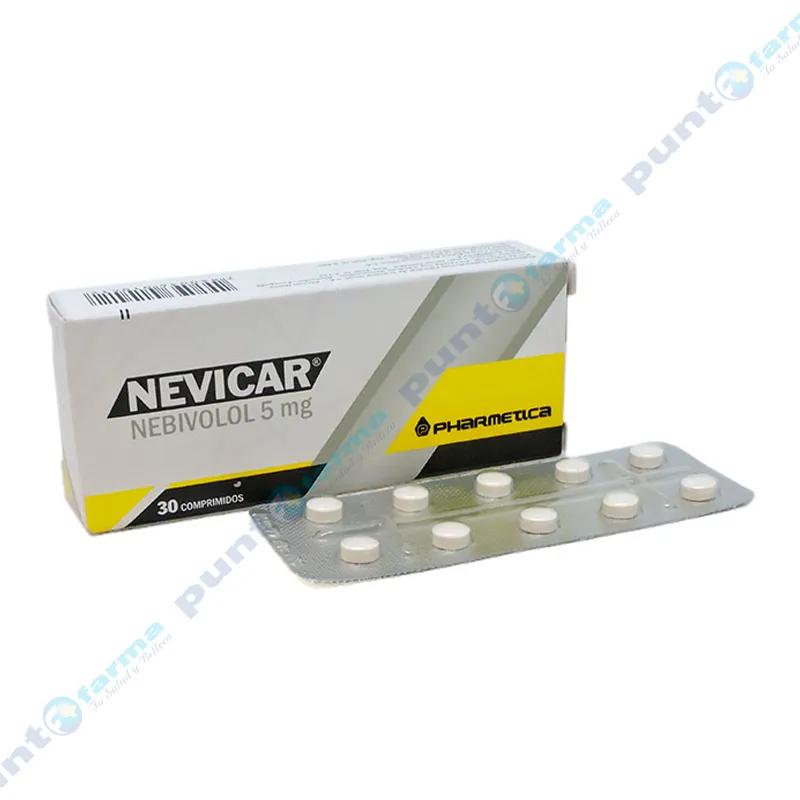 Nevicar Nebivolol 5 mg - Caja con 30 comprimidos