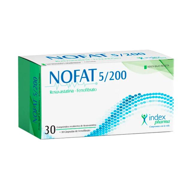Image miniatura de Nofat-5-200-Rosuvastatina-Cont-30-comprimidos-recubiertos-de-Rosuvastatina-mas-30-capsulas-de-Fenofibrato-49195.webp