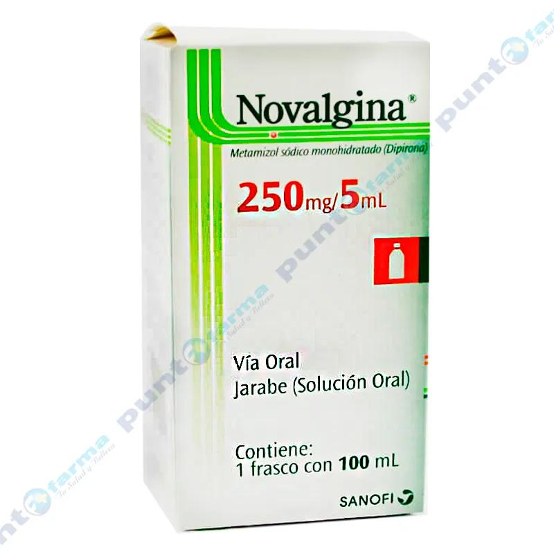 Novalgina Jarabe - Dipirona 250 mg/5ml - Frasco de  100 ml.