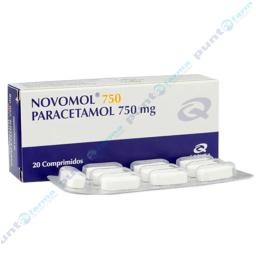 Novomol Paracetamol 750mg - Caja de 20 comprimidos