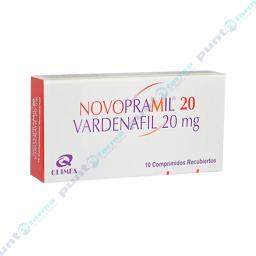 Novopramil 20 Vardenafil 20 mg - Caja de 10 comprimidos recubiertos