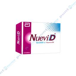 Nuevid 50.000 UI Vitamina D3 - Caja de 2 sobres