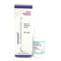Oftalday Hialuronato de Sodio 1 mg - 10 mL