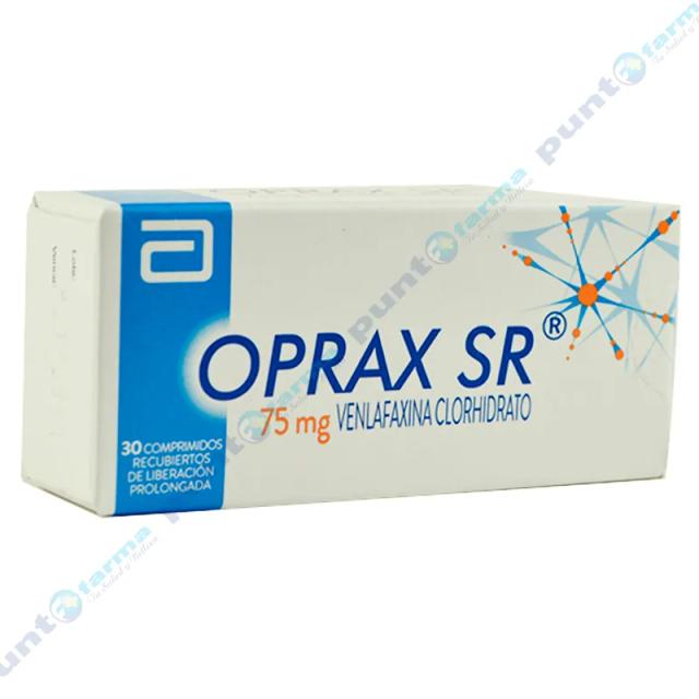 Image miniatura de Oprax-SR-75mg-Caja-de-30-comprimidos-recubiertos-18434.webp