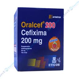 Oralcef 200 Cefixima 200 mg - Caja suspensión extemporánea 50 mL