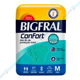 Pañal para Adultos Bigfral Confort M - Cont. 8 unidades